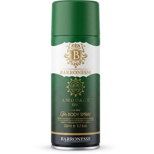 اسپری بدن مردانه بارونس مدل ‌‌AMOUAGE حجم 200 میل barronesse
